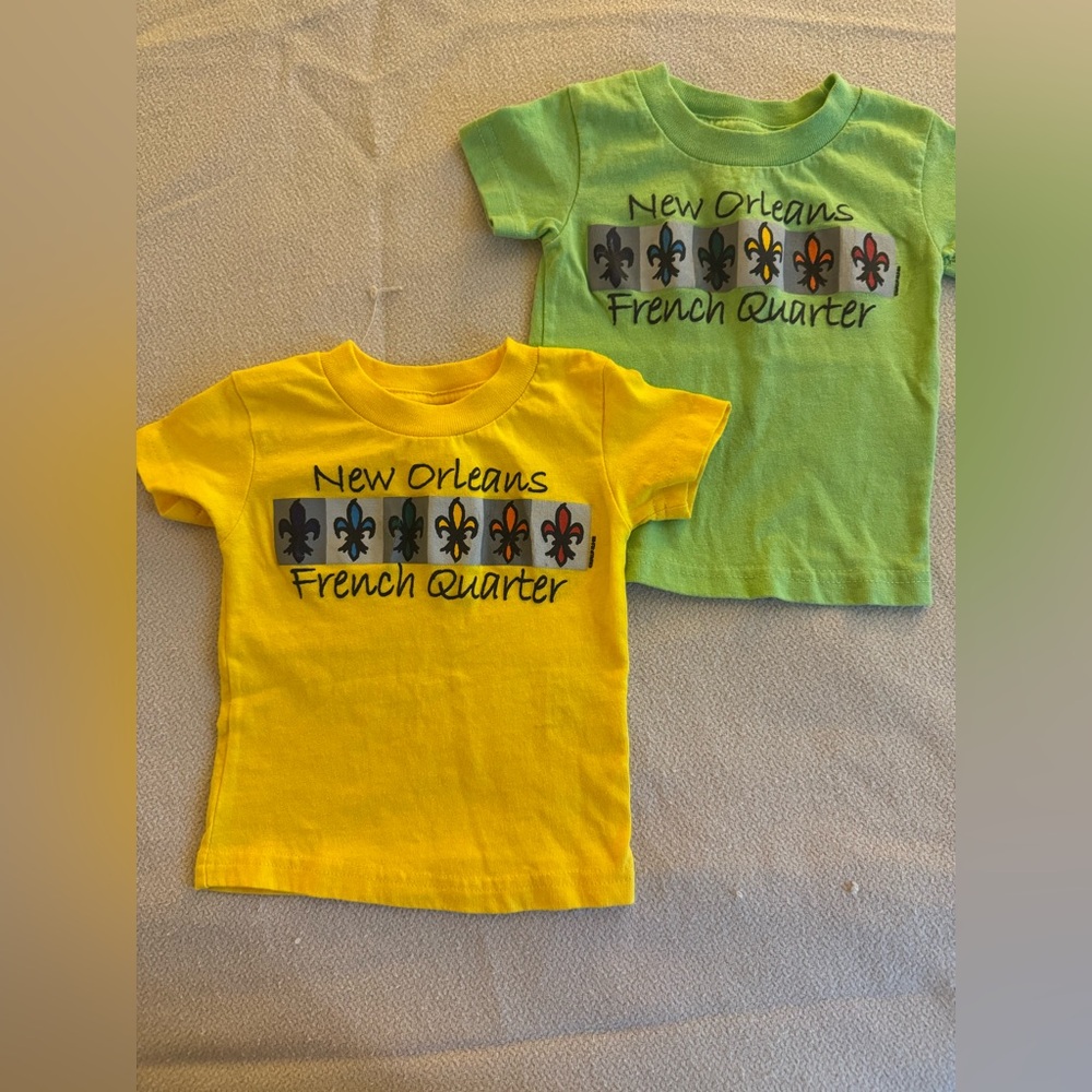 NEW ORLEANS SAINTS / Short Sleeve Tee bundle / Yellow & Green